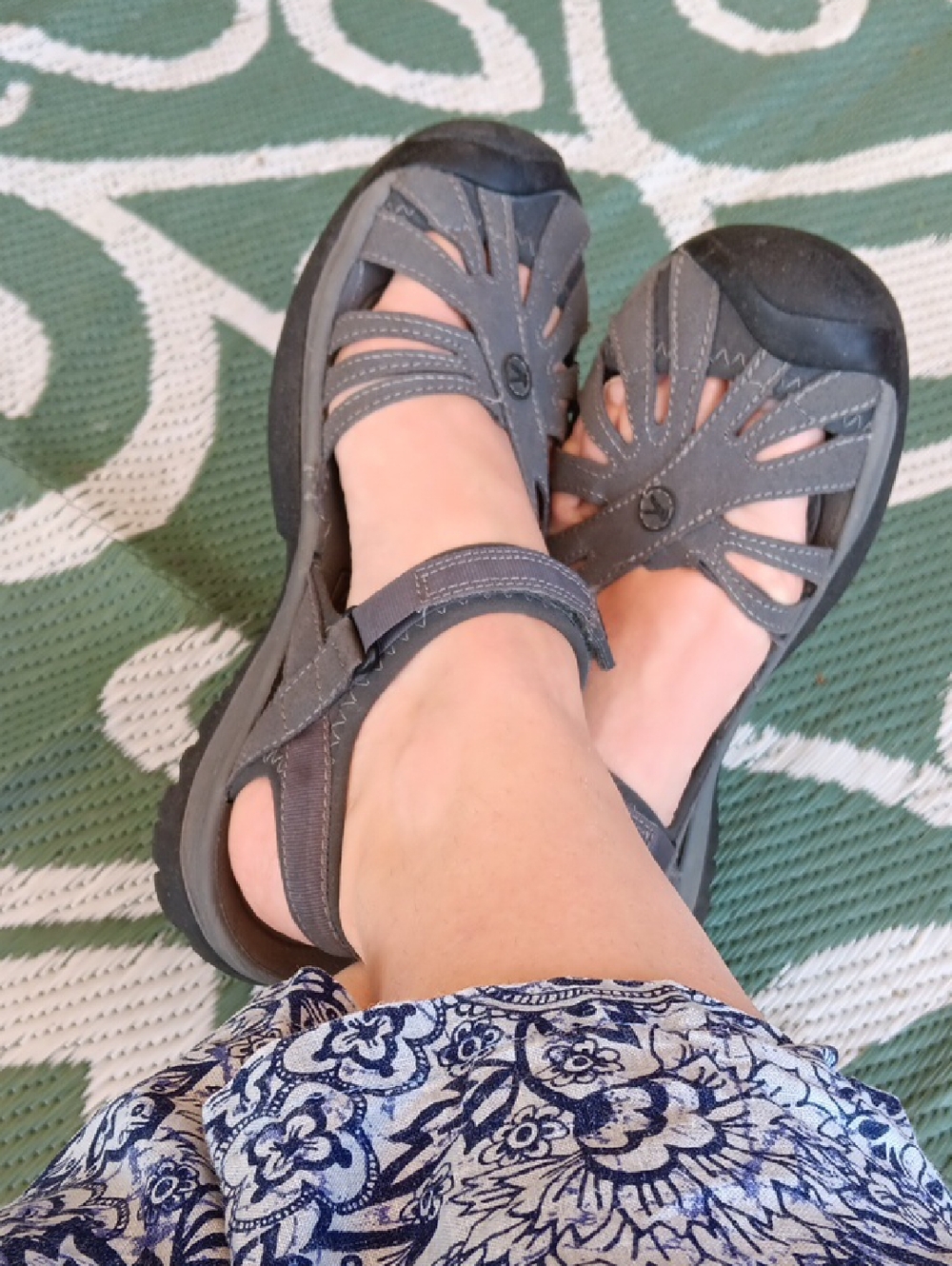 Keen Women's Gray Strappy Outdoor Sandals